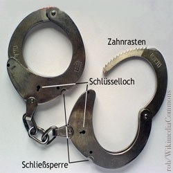 Handschellen, Rechtspolitik, Innenpolitik