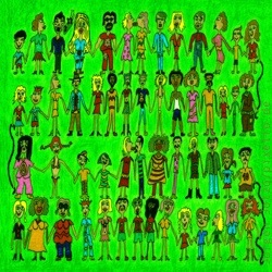 Menschenmenge, Frauen