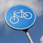 Verkehr, Radwege, Schild, Fahrrad, Verkehrspolitik