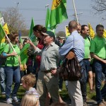 Demonstration in Biblis