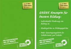 Plakatmotive zur Kommunalwahl 2011