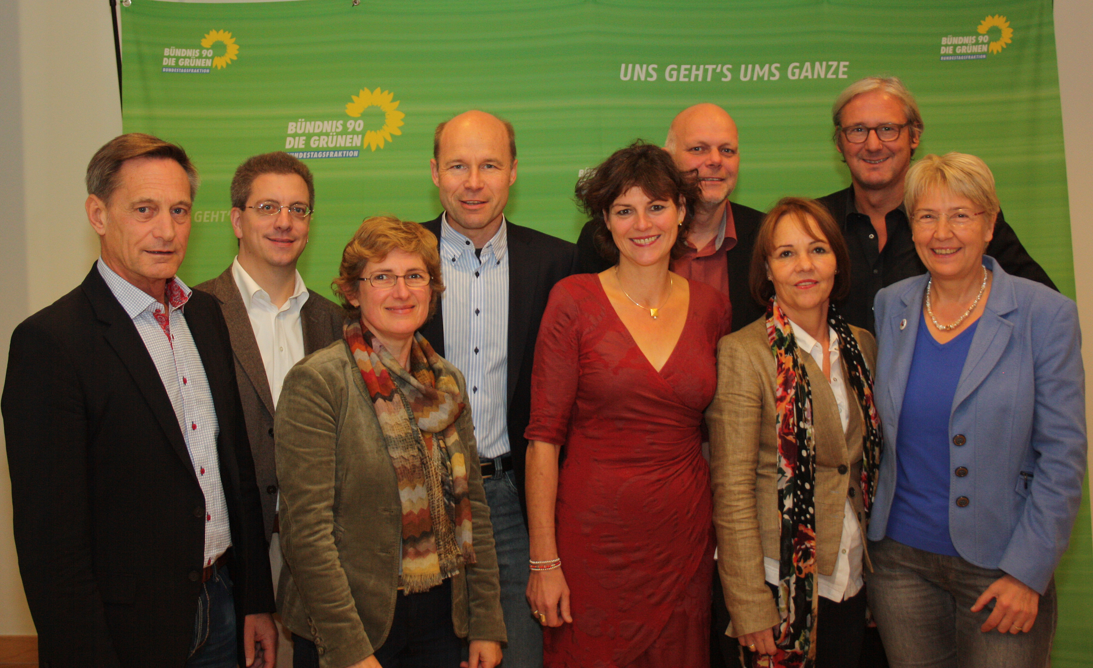GRÜNE DezernentInnen mit MdB Hasselmann GRÜNE Dezernentinnen und Dezernenten mit MdB Birtta Hasselmann
